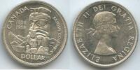 Kanada 1 Dollar Silber M#2010 - British Columbia Elisabeth II. Canada -