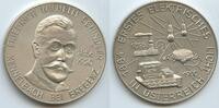 Österreich Vorarlberg Kennelbach bei Bregenz Große Silbermedaille M#0314 - Friedrich Wilhelm Schindler 1856-1920 - Erstes elektrisches Licht -