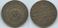 Österreich Wien Große Silbermedaille M#0115 - Kammer für Arbeiter u. Angestellte - Für 40 Jahre Dienst... -