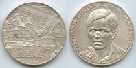 Österreich Vorarlberg Große Silbermedaille M#0147 - Stephanie Hollenstein 1886-1944 Motiv aus Lustenau - Strassenbahn -