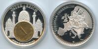 Österreich 2.Republik Medaille mit 1 Schilling 1982 Inlay Gedenkprägung GY240 - Karlskirche in Wien - European Currencies -