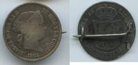 Spanien 40 Centimos de Escudo Silber H0176 - Isabella II. 1833-1868 Spain -