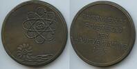 Deutschland Bundesrepublik Bayern Große Bronzemedaille M#0139 - Bayernwerk AG Erweiterung der Hauptverwaltung - Atomenergie Wasserkraft -