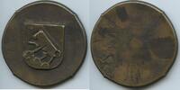 Deutschland Bundesrepublik Bayern Große Verdienstmedaille Bronzekunstmedaille M#0364 - Wappen des Landkreises Ebersberg - Eber auf Bergen -