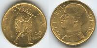 Italien Königreich 50 Lire Gold M#5445 - RAR Vittorio Emanuele III. 1900-1946 Italy -
