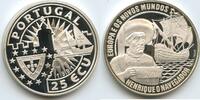Portugal 25 Ecu Silber G4459 - Henrique o Navegador -