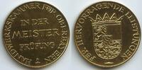 Deutschland Bundesrepublik Bayern Verdienstmedaille vergoldet GY353 - Handwerkskammer für Oberbayern - Meisterprüfung -