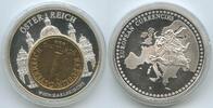 Österreich 2.Republik Medaille mit Schilling 1992 Inlay vergoldet PA188 - Karlskirche in Wien Gedenkprägung - European Currencies -