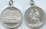 Deutschland Bayern Religiöse Medaille Wallfahrtsmedaille versilbert M1119 - Gnadenbild von Ettal - Kloster Ettal -