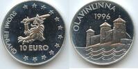 Finnland 10 Euro Silbermedaille PA205 - Castle at Olavinlinna Finland -