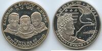 Vereinigten Staaten von Amerika USA M#0034 - Apollo 17 Cernan, Evans, Schmitt Große Silbermedaille Apollo XVII 11.12.1972 Polierte Platte, leichte Pa