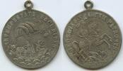 Religiöse Medaille Alte Sankt Georgsmedaille M998 - Heiliger Georg Drachentöter Schiff -