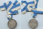 Deutschland Bayern München Medaille mit original Band GS558 - Münchner Oktoberfest - Löwen -