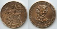 Deutschland Bundesrepublik Bayern Bronzemedaille PA846 - König Ludwig I. von Bayern - 150 Jahre Regierungsbezirk Niederbayern -