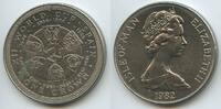 Insel Man - Isle of Man One Crown (1 Crown) GS242 - Fussball WM Spanien XII. World Cup -