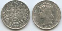 Portugal 50 Centavos Silber H0874 - Liberty Portuguesa -