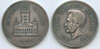 Deutschland Bundesrepublik Mecklenburg-Vorpommern Medaille versilbert M670 - Jagdschloss Granitz 1838 in Binz - Karl Friedrich Schinkel 1781-1841 -