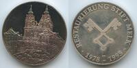Österreich Niederösterreich Silbermedaille M3515 - Restaurierung Stift Melk 1978-1995 -