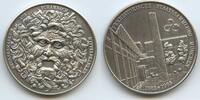 Deutschland Bundesrepublik Bayern Silbermedaille PA786 - Prähistorische Staatssammlung München - Brunnenmaske aus Schambach -