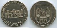 Deutsche Demokratische Republik Medaille Gedenkmedaille PA804 - Magdeburg Hyparschale Mehrzweckhalle -
