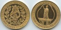 Österreich Wien Kaiserreich Große Bronzemedaille 25 Jubiläum vergoldet GY310 - Gaudenzdorfer Männerchor 1872-1897 Einigkeit -