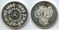 Deutschland Silbermedaille PA963 - Daimler Benz 100 Jahre Automobil -