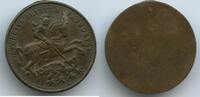 Religiöse Medaille Alte Sankt Georgsmedaille G11281 - Heiliger Georg Drachentöter -