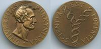 Tschechoslowakei CSSR Prag Bronzemedaille PA980 - Gelehrten Jan Evangelista Purkyne 1787-1869 -