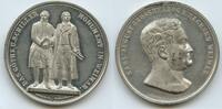 Sachsen-Weimar-Eisenach Deutsches Reich Zinnmedaille PA827 - Das Goethe und Schiller Monument in Weimar -