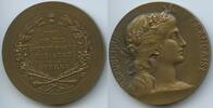Frankreich Königreich France Große Bronzemedaille Schützenmedaille GX1255 - Prix de Tir Offert par le Ministre de la Guerre -