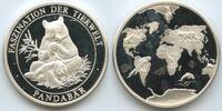 Deutschland Silbermedaille PA063 - Pandabär - Faszination der Tierwelt -