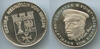 Deutschland Bezirkl Neukölln von Berlin Silbermedaille PA987 - Hauptmann von Köpenick - Schuster Wilhelm Voigt -