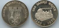 Deutschland Bezirkl Neukölln von Berlin Silbermedaille PA988 - 600 Jahre Britz 1375-1975 Dorfkirche -