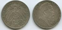 3 Mark Silber 1911 D München Deutsches Reich Kaiserreich Bayern S0550 - 90. Geburtstag Prinzregent Luitpold 1821-1911 Germany Bavaria Vorzüglich ...
