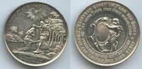 Österreich Wien Taufmedaille - Tauftaler in Silber M3732 - Auf die heilige Taufe - Taufe von Jesus im Jordan von L. Zimpel -