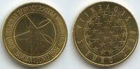 Slowenien 3 Euro vergoldet M#5813 - Slovenia President of the EU Gold plated -