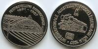 Deutschland Bronzemedaille versilbert G15287 - DB Internationale Ausstellung Modelleisenbahn - Bahnhofsdach Köln 1891 -