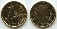 Vatikan 1 Euro vergoldet G6759 - Papst Benedictus XVI. Città del Vaticano Vatican City -