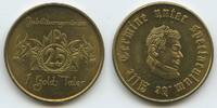 Deutschland Bundesrepublik Wertmarke 1 Gold Taler Jubiläumsmünze G15363 - Gisbert Hiller - 25 Jahre MPS Mittelalterlich Phantasie Spectaculum -