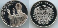 Deutschland Düsseldorf Silbermedaille GX834 - Papst Johannes Paul II. Papstbesuch Berlin -