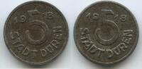 Deutsches Reich Rheinland Rheinprovinz 5 Pfennig Notgeld G7056 - Stadt Düren - Kleingeldersatzmarke -