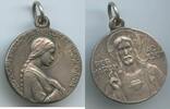 Religiöse Medaille Wallfahrtsmedaille Pilgermedaille M3494 - Per Mariam Ad Jesum - Heiligstes Herz Jesu -