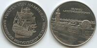 Deutschland - Freie und Hansestadt Hamburg Medaille - Wappen von Hamburg GY094 - Hamburger Konvoyschiff 18. Jahrh. - St.Pauli Landungsbrücken -