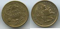 Deutsches Reich Kaiserreich Spielmarke Rechenpfennig Spielgeld G4392 - Louis Napoleon - Spielmünze ALT Jeton -