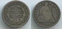Vereinigten Staaten von Amerika Half Dime Silber (½ Dime) M#6394 - Seated Liberty United States USA -