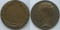Belgien Königreich Belgium Große Bronzemedaille GN1655b - Roi Léopold III. - Johanni Gebien - Naturforscher Brüssel Museum -