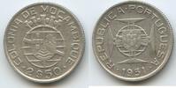 Mosambik Portugisisch 2.50 Escudos Silber H0501 - Mozambique - Colony of the Portuguese Empire Portugual -