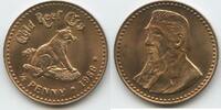 Südafrika Jeton "Gold Reef City" ½ Penny Token G13010 - Leopard - Gold Reef Casino South Africa Paul Kruger -