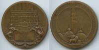Italien Königreich Markusturm Venedig Bronzemedaille M#8461 - Wiedererrichtung des 1902 eingestürzten Campanile von San Marco -