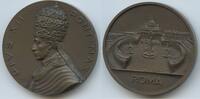 Vatikan Italien-Kirchenstaat Bronzemedaille M#8462 - Papst Pius XII. 1939-1958 - Roma Petersdom Rom -